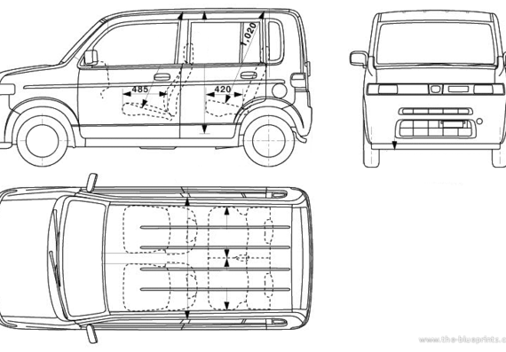 Honda Thats (2005) - Honda - drawings, dimensions, pictures of the car