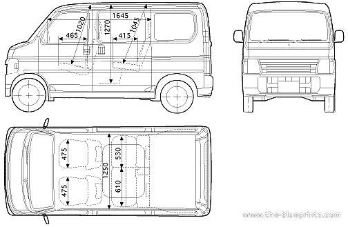 Honda Vamos (2005) - Honda - drawings, dimensions, pictures of the car
