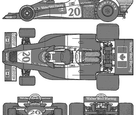 Honda WR1 Ford - Honda - drawings, dimensions, pictures of the car