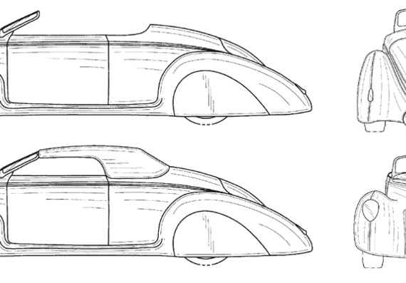 Hot Rod 1 - Hot Rod - drawings, dimensions, pictures of the car