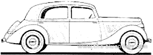 Hotchkiss 854 (1935) - Разные автомобили - чертежи, габариты, рисунки автомобиля
