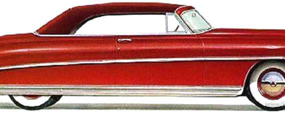 Hudson Commodore Six Convertible (1952) - Разные автомобили - чертежи, габариты, рисунки автомобиля