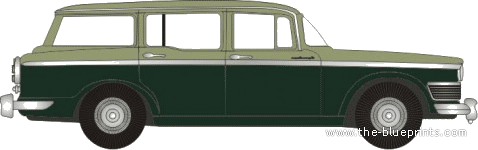 Humber Super Snipe Estate 1595 - Humber - drawings, dimensions, pictures of the car