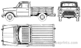 IAME Rastrojero Argentina (1969) - Various cars - drawings, dimensions, pictures of the car