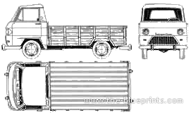 IAME Rastrojero F Argentina (1971) - Various cars - drawings, dimensions, pictures of the car