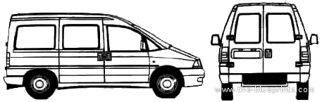 IAT Jumpy - Разные автомобили - чертежи, габариты, рисунки автомобиля