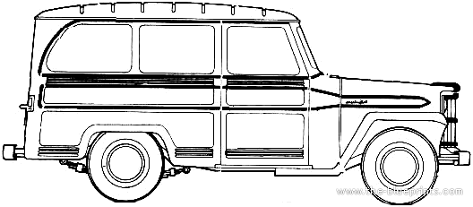 IKA Kaiser Estanciera (1961) - ИКА - чертежи, габариты, рисунки автомобиля