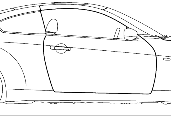 Infiniti G Coupe (2013) - Инфинити - чертежи, габариты, рисунки автомобиля