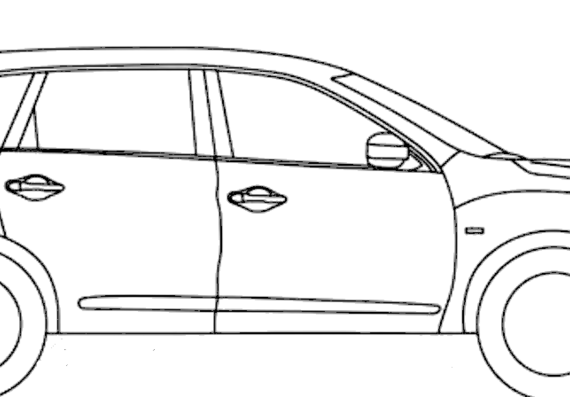 Infiniti JX - Infinity - drawings, dimensions, pictures of the car