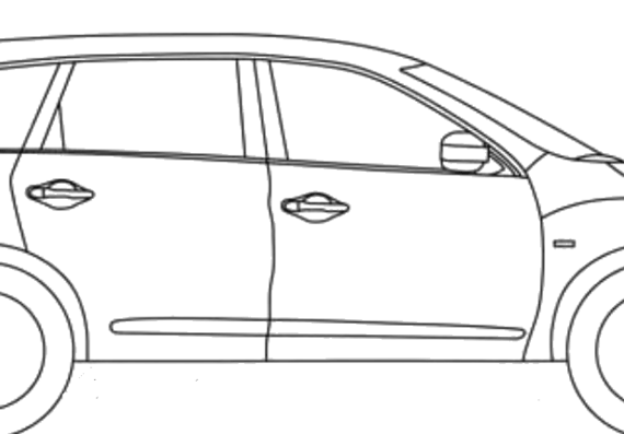 Infiniti JX (2013) - Infinity - drawings, dimensions, pictures of the car
