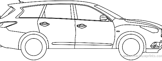Infinity JX (2013) - Infinity - drawings, dimensions, pictures of the car