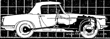 Innocenti Spyder S (1964) - Разные автомобили - чертежи, габариты, рисунки автомобиля