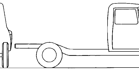 International 1200C (1969) - Разные автомобили - чертежи, габариты, рисунки автомобиля