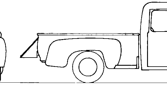 International 908C (1968) - Разные автомобили - чертежи, габариты, рисунки автомобиля