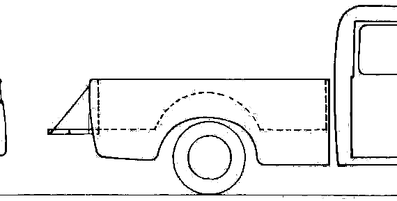 International 908C Flatside (1968) - Разные автомобили - чертежи, габариты, рисунки автомобиля