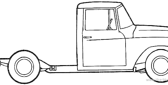 International C-120 4x2 (1961) - Various cars - drawings, dimensions, pictures of the car