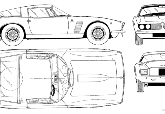 Iso Grifo Lusso GL 365 - Izo Grifo - drawings, dimensions, pictures of the car