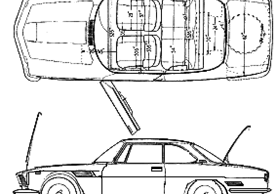 Iso Rivolta IR340 GT (1964) - Разные автомобили - чертежи, габариты, рисунки автомобиля