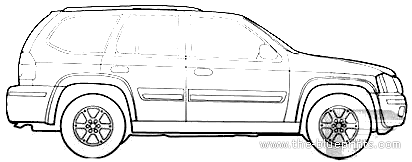 Isuzu Ascender 5 (2006) - Isuzu - drawings, dimensions, pictures of the car