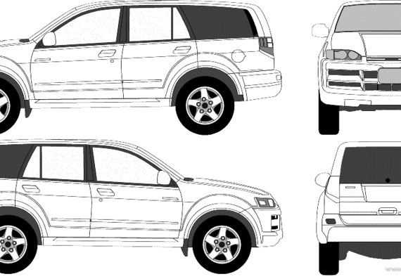 Isuzu Axiom (2002) - Isuzu - drawings, dimensions, pictures of the car