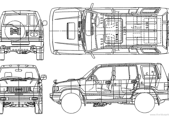Isuzu UBS 69 GW - Isuzu - drawings, dimensions, pictures of the car
