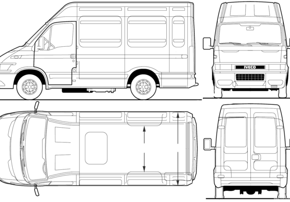 Iveco Daily (2008) - Iveco - drawings, dimensions, pictures of the car