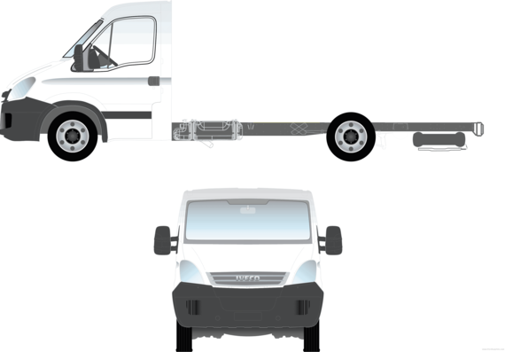 Iveco Daily Chassis 35S14 - Iveco - drawings, dimensions, pictures of the car