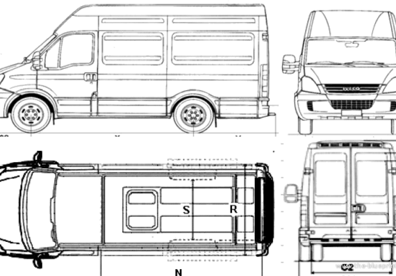 Iveco ECODaily 35C14V EEV Furgone Mecbal (2010) - Iveco - drawings, dimensions, pictures of the car