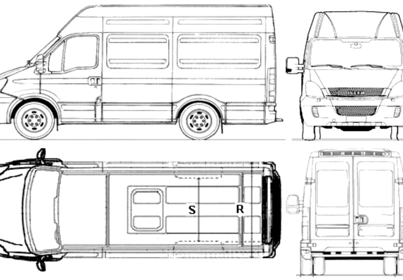 Iveco ECODaily 50C17 Furgone (2010) - Iveco - drawings, dimensions, pictures of the car