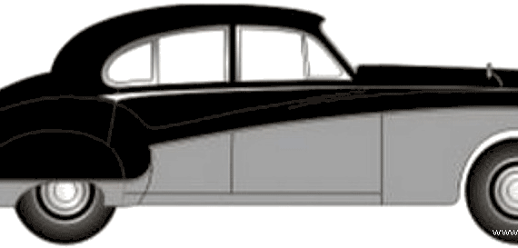 Jaguar Mark VIII - Ягуар - чертежи, габариты, рисунки автомобиля