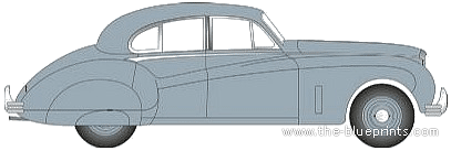 Jaguar Mk.VII - Ягуар - чертежи, габариты, рисунки автомобиля