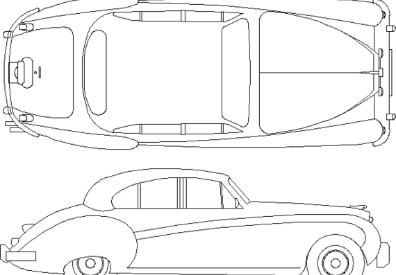 Jaguar Mk.Vlll (1957) - Ягуар - чертежи, габариты, рисунки автомобиля