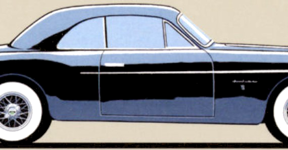 Jaguar Mk VII Farina (1951) - Ягуар - чертежи, габариты, рисунки автомобиля