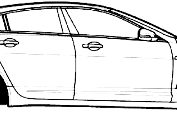 Jaguar XF (2016) - Ягуар - чертежи, габариты, рисунки автомобиля