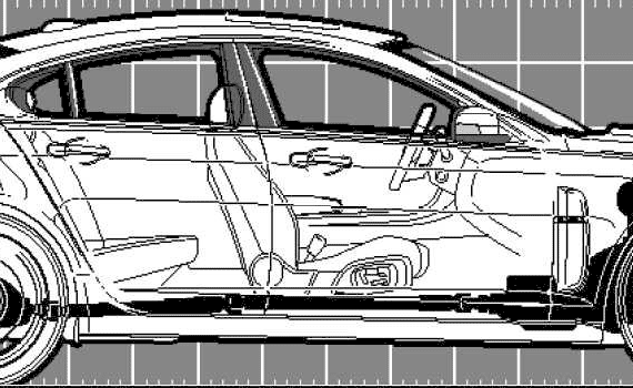 Jaguar XF Supercharged (2009) - Jaguar - drawings, dimensions, pictures of the car