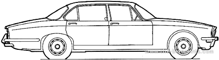 Jaguar XJ6 (1977) - Jaguar - drawings, dimensions, pictures of the car