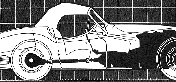 Jaguar XK140 Roadster (1955) - Jaguar - drawings, dimensions, pictures of the car