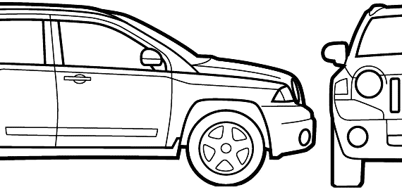 Jeep Compass (2007) - Jeep - drawings, dimensions, pictures of the car