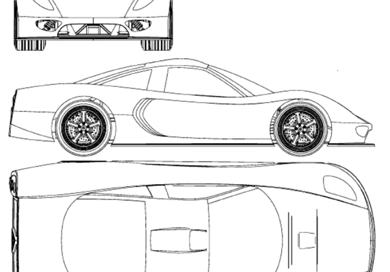 Keating TKR (2009) - Different cars - drawings, dimensions, pictures of the car