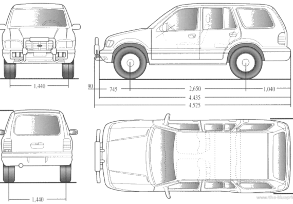 Kia Sportage Wagon - Kia - drawings, dimensions, pictures of the car