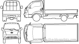 Kia Strong (2011) - Kia - drawings, dimensions, pictures of the car