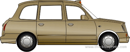 LTI TX4 - Разные автомобили - чертежи, габариты, рисунки автомобиля