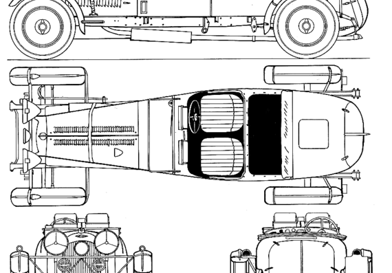 Lagonda 4.5 Litre Rapide (1935) - Different cars - drawings, dimensions, pictures of the car