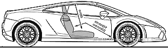 Lamborghini Gallardo LP560-4 Coupe (2009) - Lamborghini - drawings, dimensions, pictures of the car