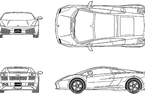 Lamborghini Gallardo SE - Lamborgini - drawings, dimensions, pictures of the car