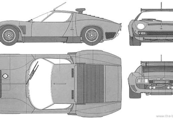 Lamborghini Jota SVR - Lamborghini - drawings, dimensions, pictures of the car