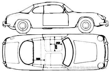 Lancia Appia S3 Sport Zagato (1959) - Lanca - drawings, dimensions, pictures of the car