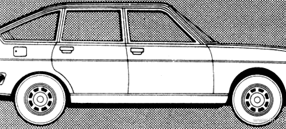 Lancia Beta 2000 (1981) - Лянча - чертежи, габариты, рисунки автомобиля