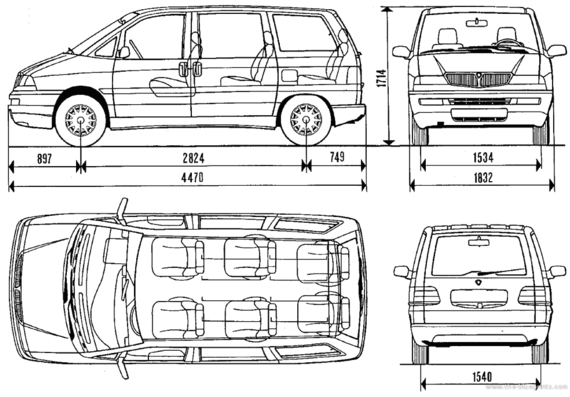 Lancia Zeta - Lanca - drawings, dimensions, pictures of the car
