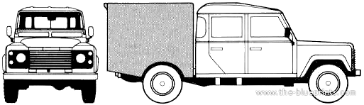 Land Rover 130 Crew Cab - Land Rover - drawings, dimensions, pictures of the car
